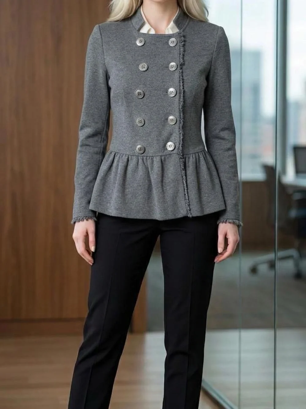 INC International Concepts tailored gray